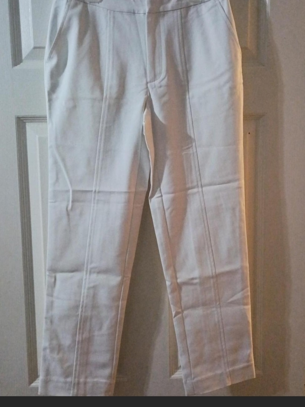 White Dress Pants - Classic Straight Fit